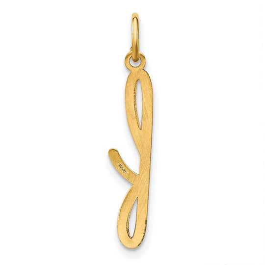 Dije con la Inicial "F" en Oro Amarillo de 14k