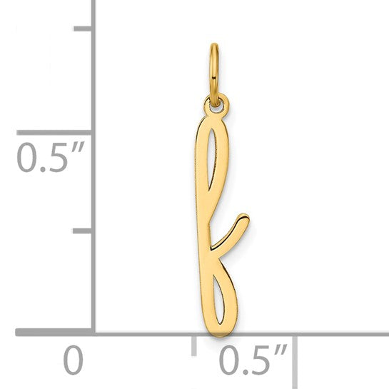 Dije con la Inicial "F" en Oro Amarillo de 14k