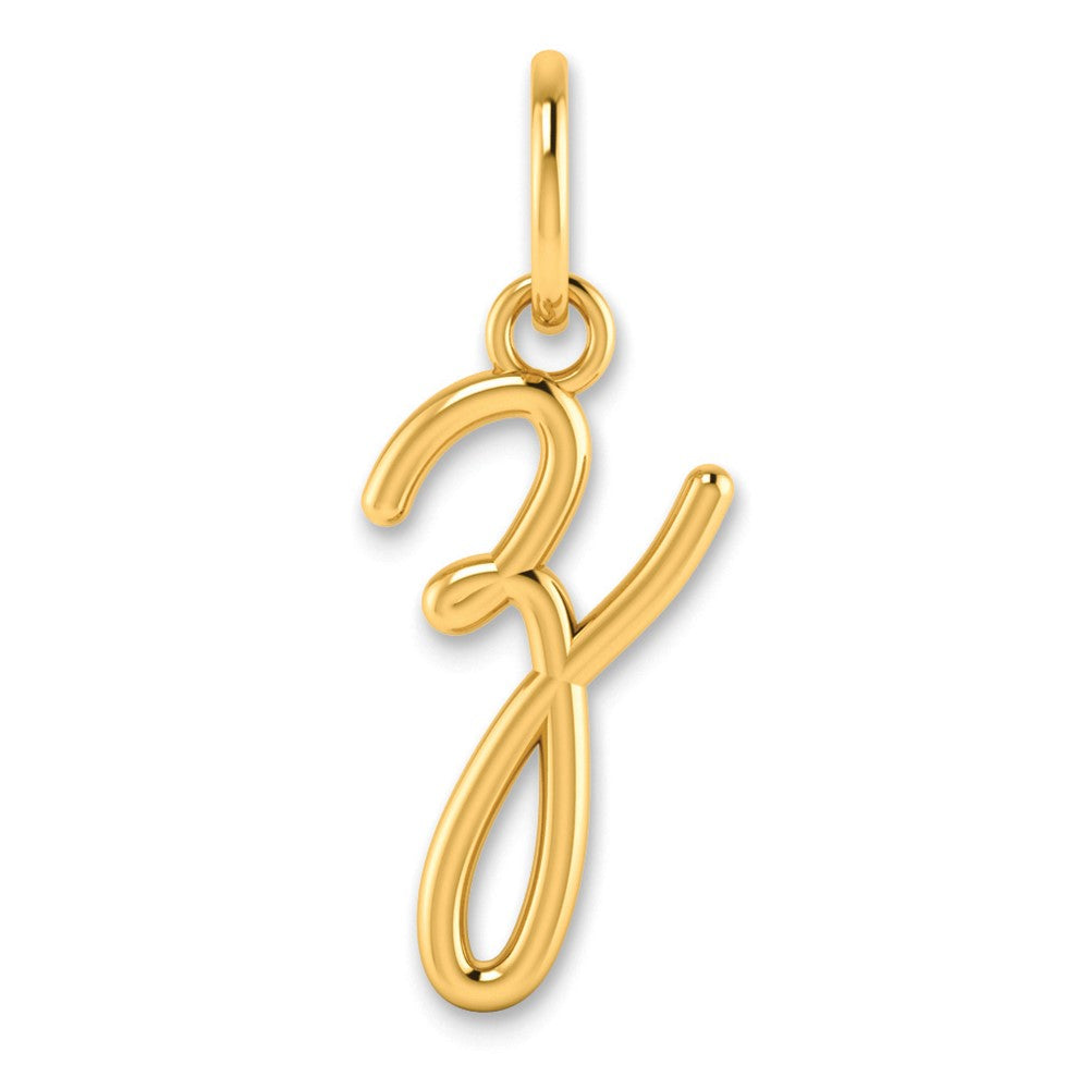 Dije Inicial "z" en Minúscula en Oro Amarillo de 14k