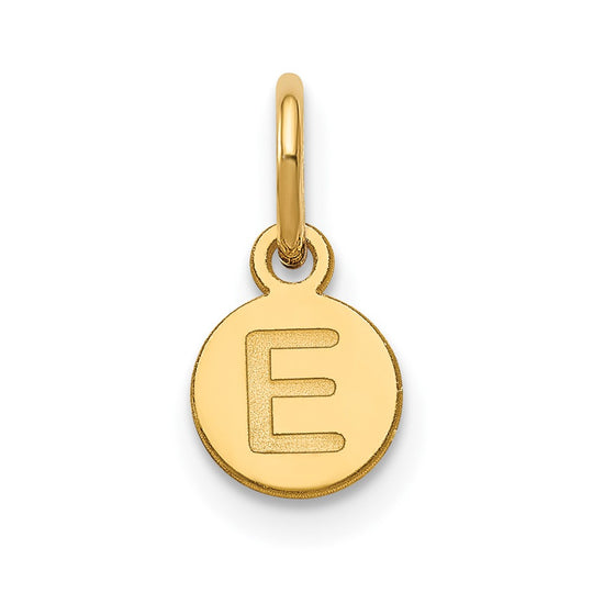 Dije Personalizado de Burbuja en Oro Amarillo de 14k (1 Letra)