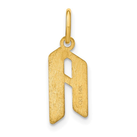 Colgante Inicial "A" en Oro Amarillo de 14k