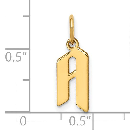 Colgante Inicial "A" en Oro Amarillo de 14k