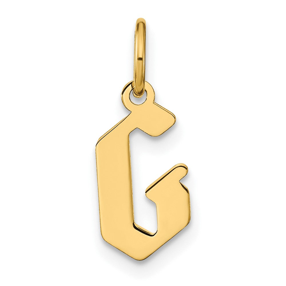 Dije de Inicial "G" en Oro Amarillo de 14k