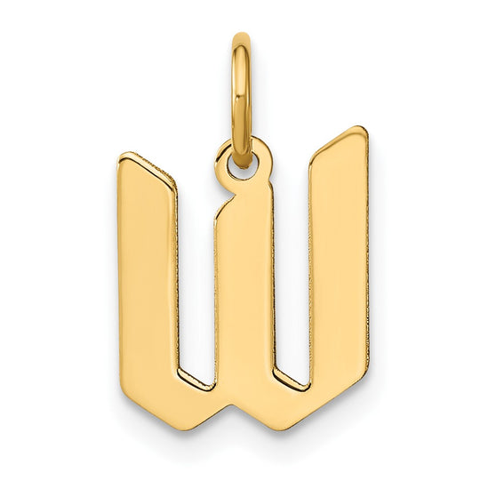 Colgante Inicial "W" en Oro Amarillo de 14k