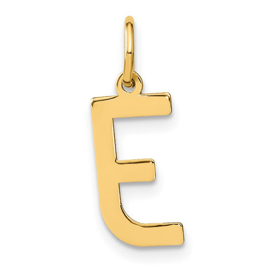 Dije con la Inicial "E" en Oro Amarillo de 14k