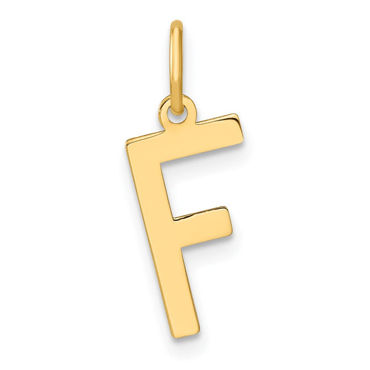 Dije con la Inicial "F" en Oro Amarillo de 14k