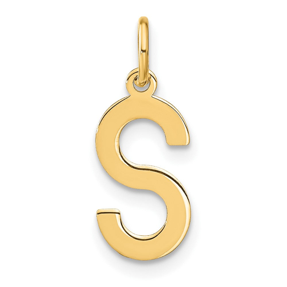 Colgante de Inicial "S" en Oro Amarillo de 14K