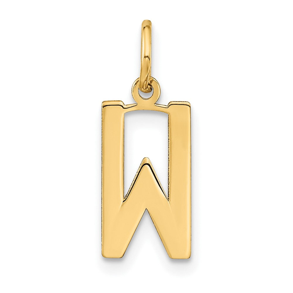 Colgante Inicial "W" en Oro Amarillo de 14k