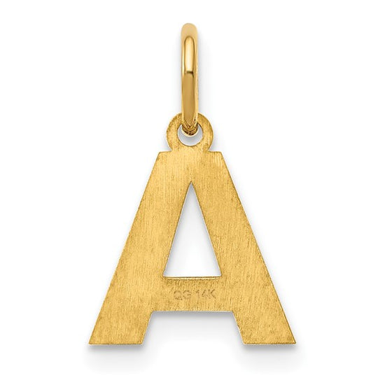 Colgante Inicial "A" en Oro Amarillo de 14k