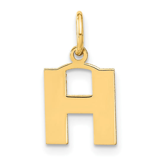 Dije de Inicial "H" en Oro Amarillo de 14K