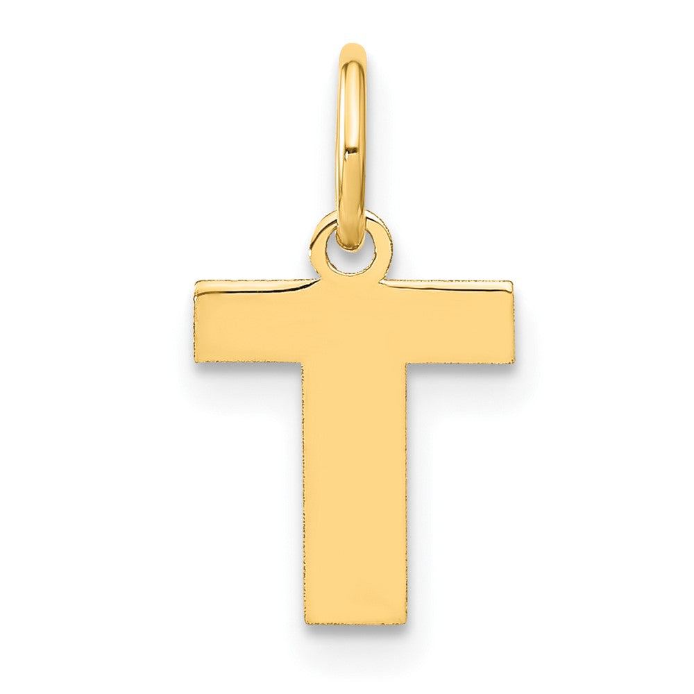 Colgante de Inicial "T" en Oro Amarillo de 14k