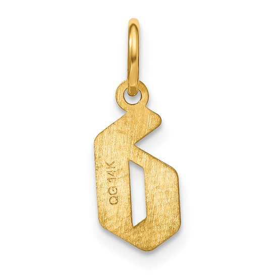 Dije con la Inicial "d" en Oro Amarillo de 14k