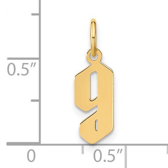 Colgante de Inicial con Letra "g" en Minúscula en Oro Amarillo de 14k