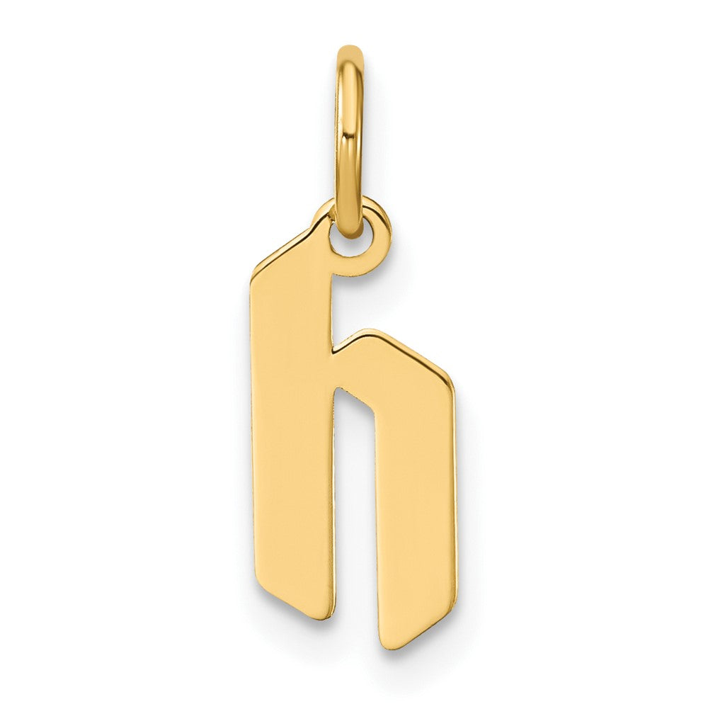 Dije Inicial "H" en Minúsculas en Oro Amarillo de 14K