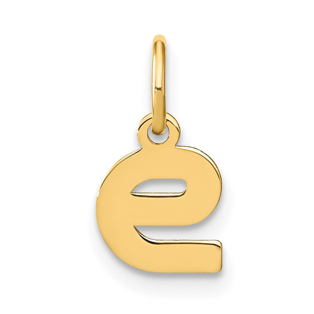 Dije con la Inicial "E" en Minúscula en Oro Amarillo de 14k