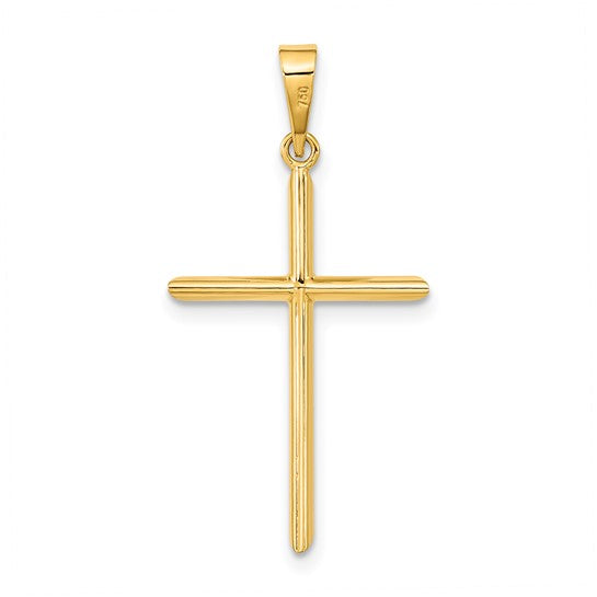 Colgante de Cruz Pulida 14K