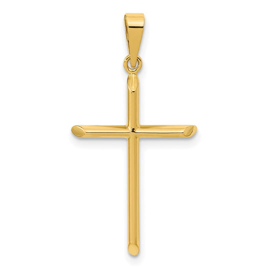 Colgante de Cruz Pulida 14K