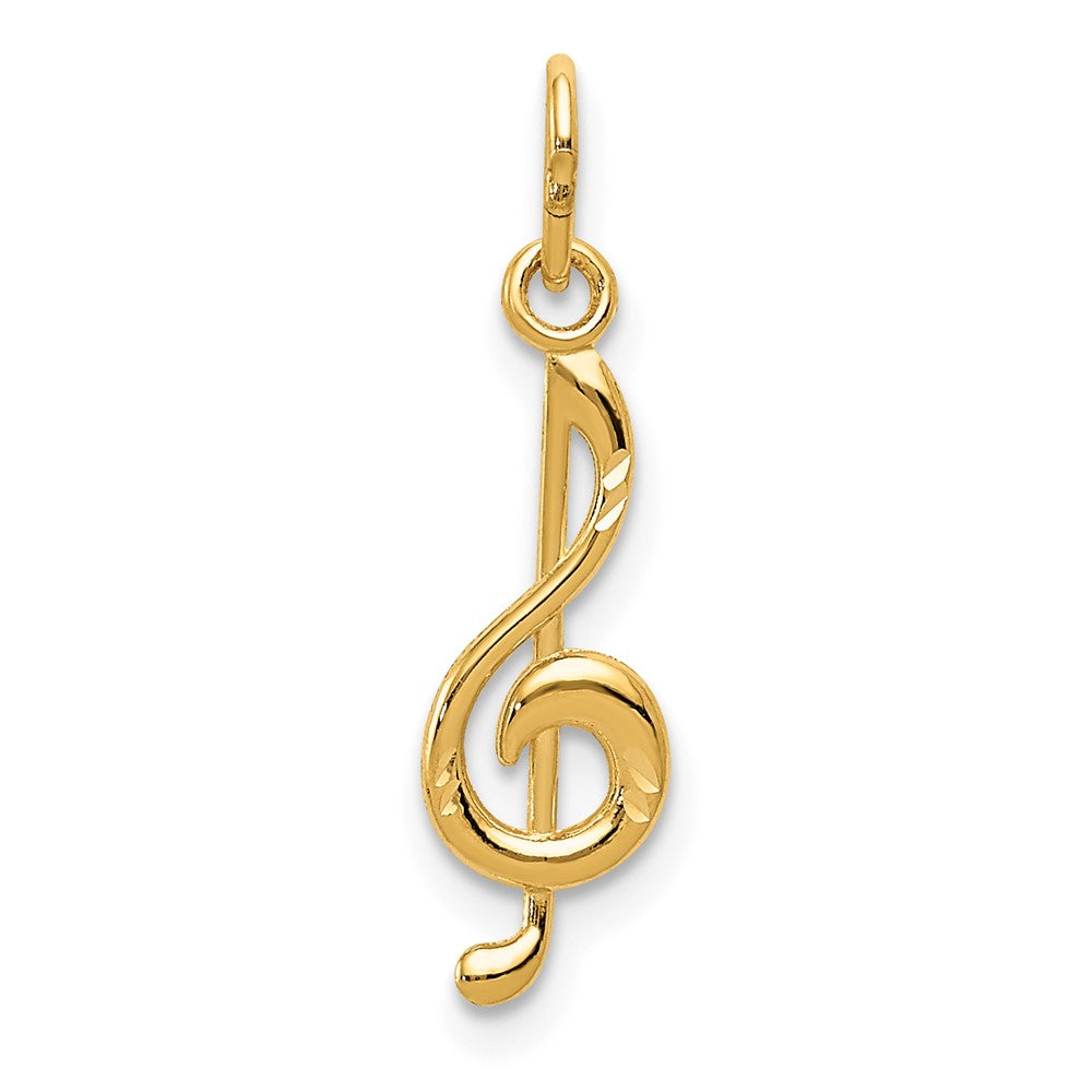 Colgante de Clave de Sol en Oro Amarillo 14k