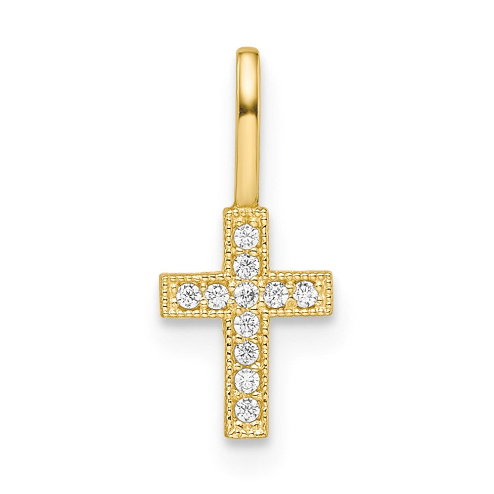 14k CZ Cruz