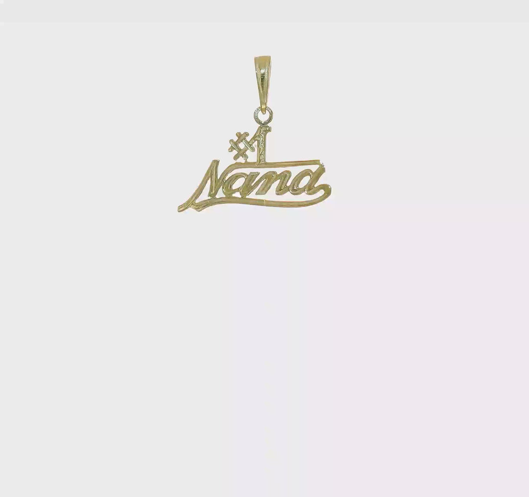 Dije #1 NANA Script Charm 10K