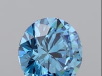 DIAMANTE DE LABORATORIO (SUSTENTABLE) REDONDO 1 FANCY VIVID BLUE VS1 IGI-  LG634424752