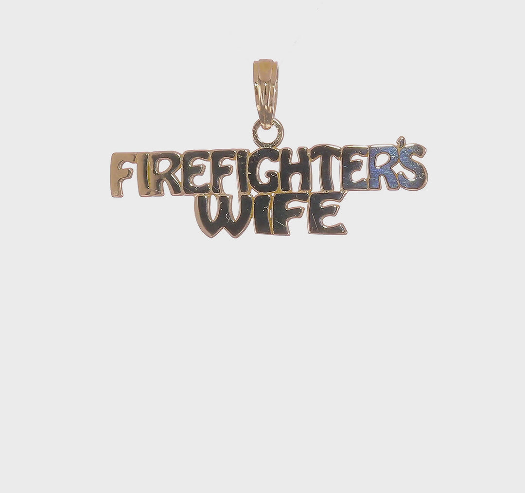 Colgante "Firefighter's Wife" en Oro Amarillo de 14K