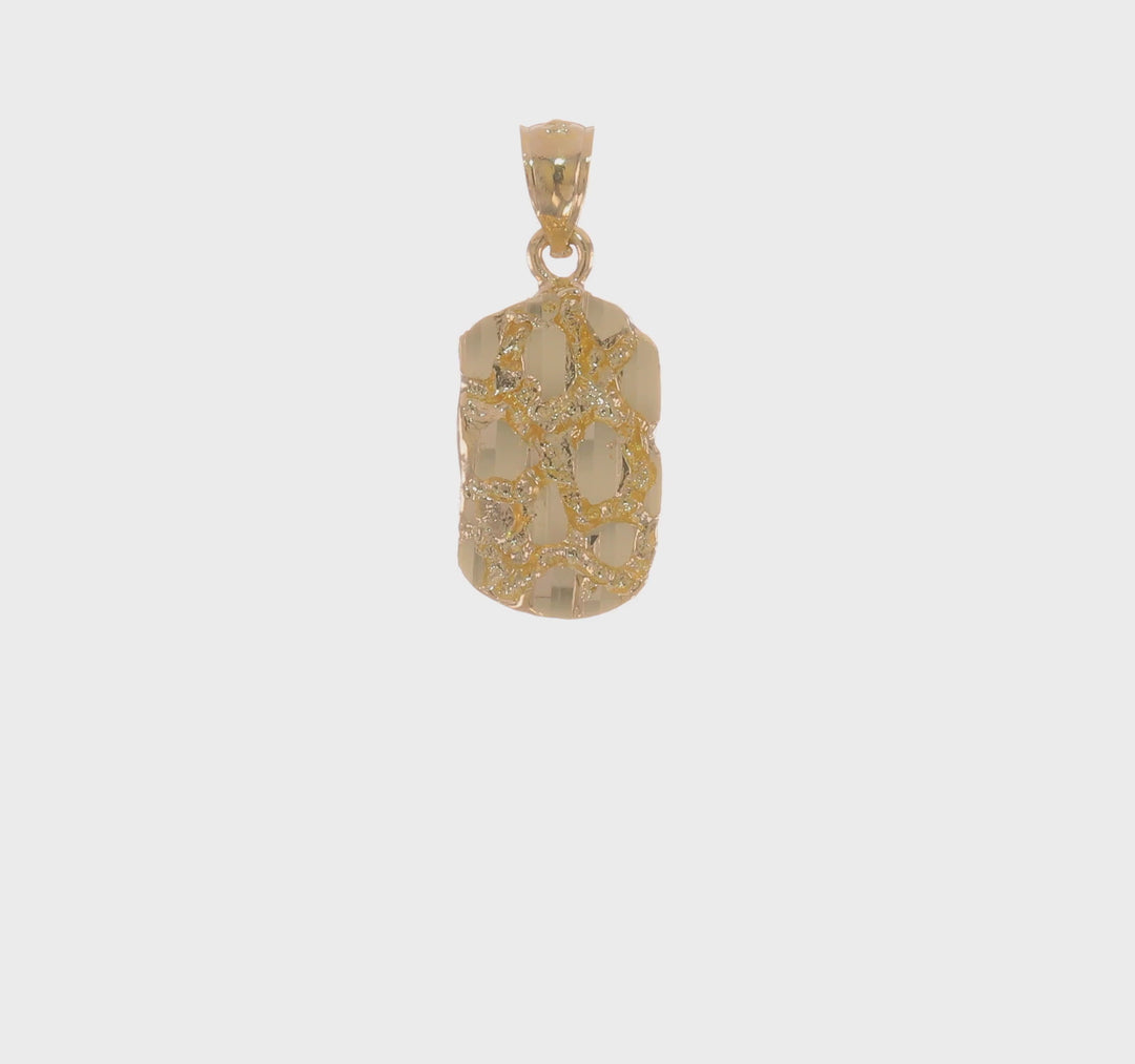 Dije Nugget en Oro Amarillo de 14K