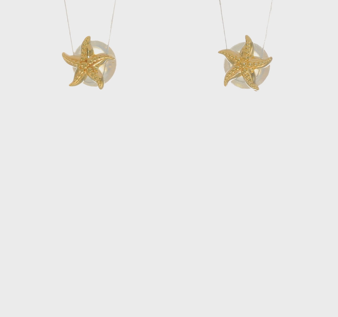 Pendientes de Estrella de Mar Madi K en Oro de 14k