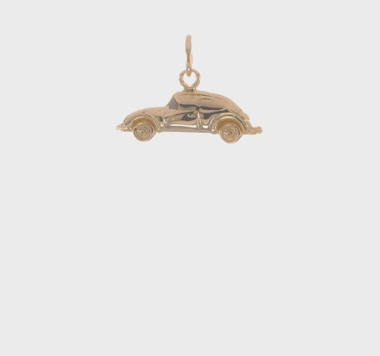 Dije de Coche en Oro Amarillo de 14K