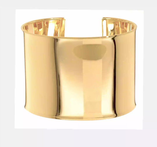 Brazalete Cuff de Oro Amarillo de 14K (47 mm) Pulido