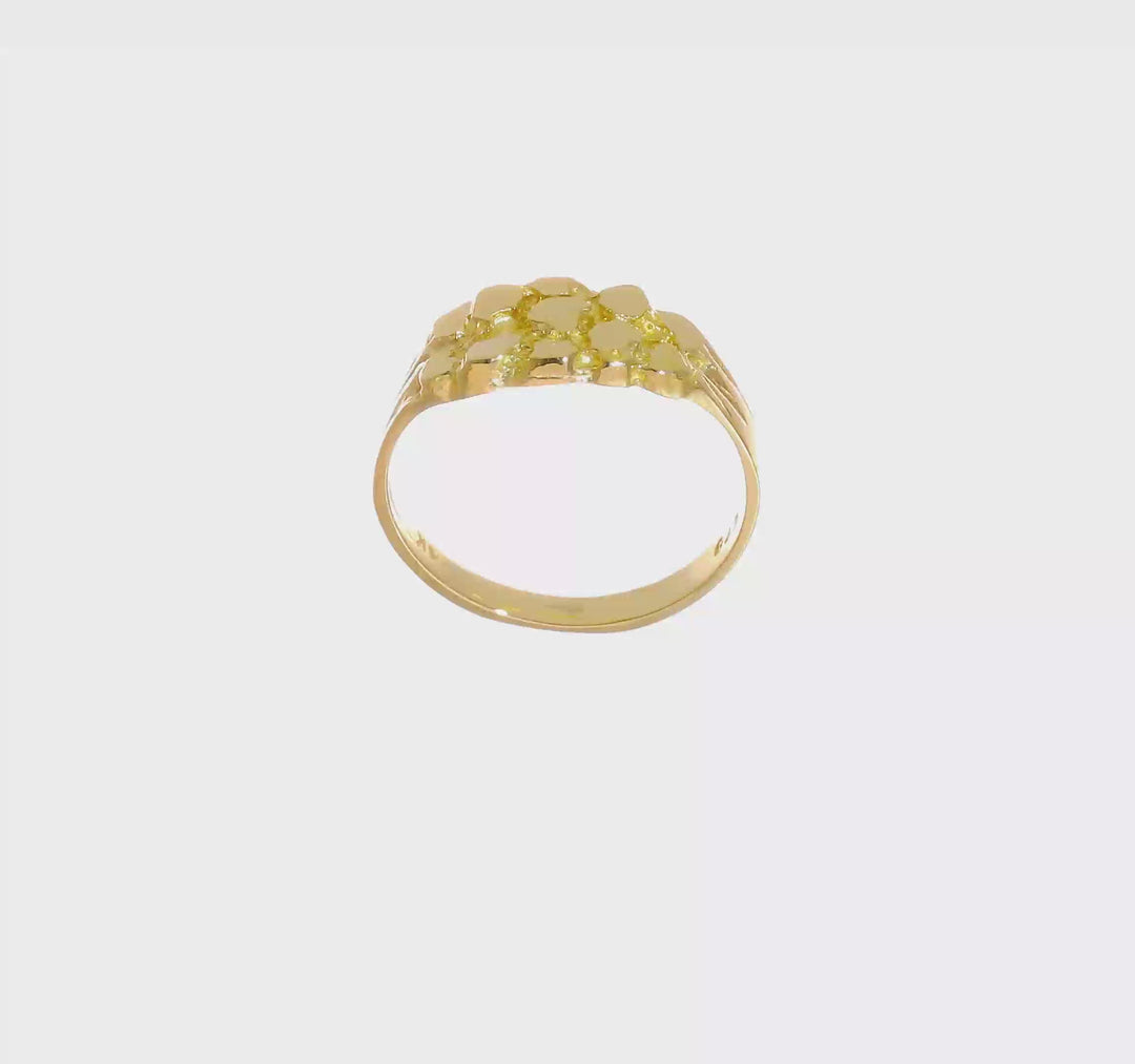 Anillo de Pepita en Oro Amarillo de 14k