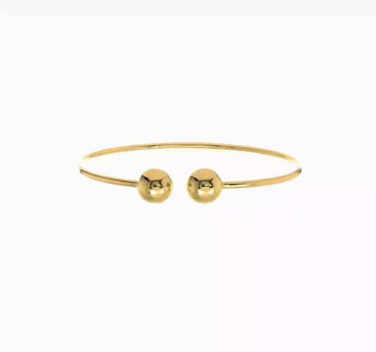 Brazalete Flexible Pulido de 14K