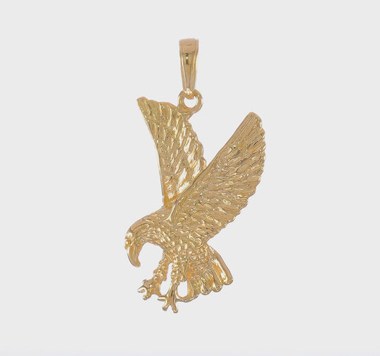 Colgante Águila 14K Oro Amarillo