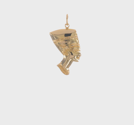 Charm de Nefertiti en 14K