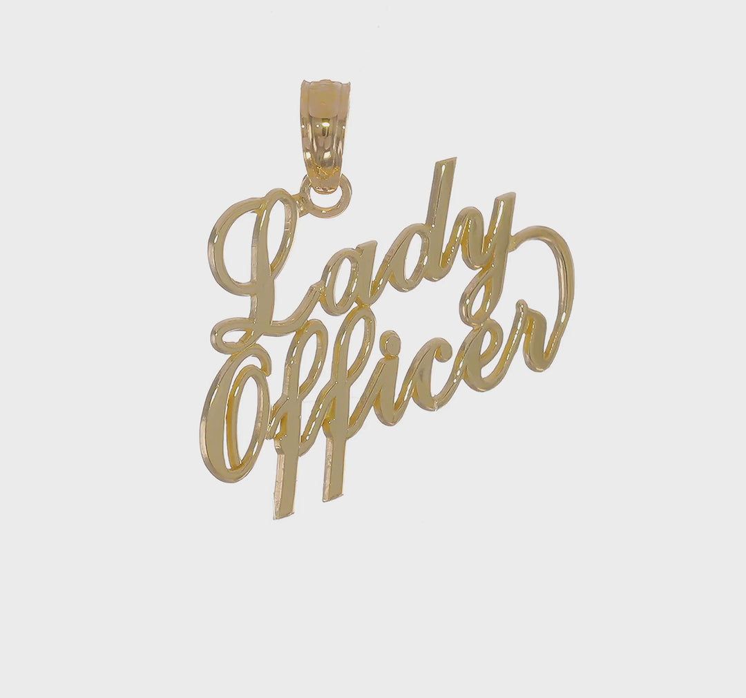 Colgante 14k Lady Officer