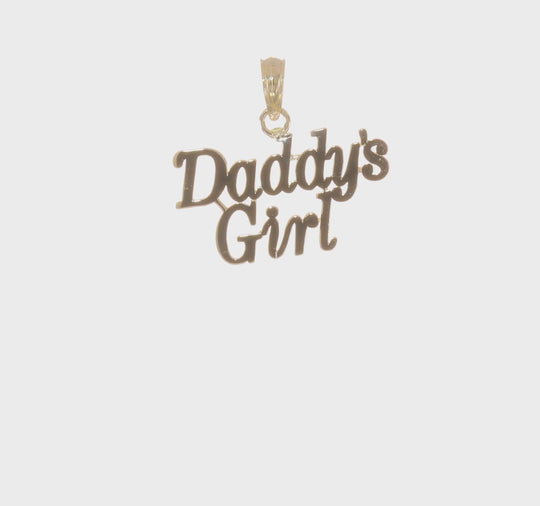 Dije "DADDY'S GIRL" en Oro de 10K