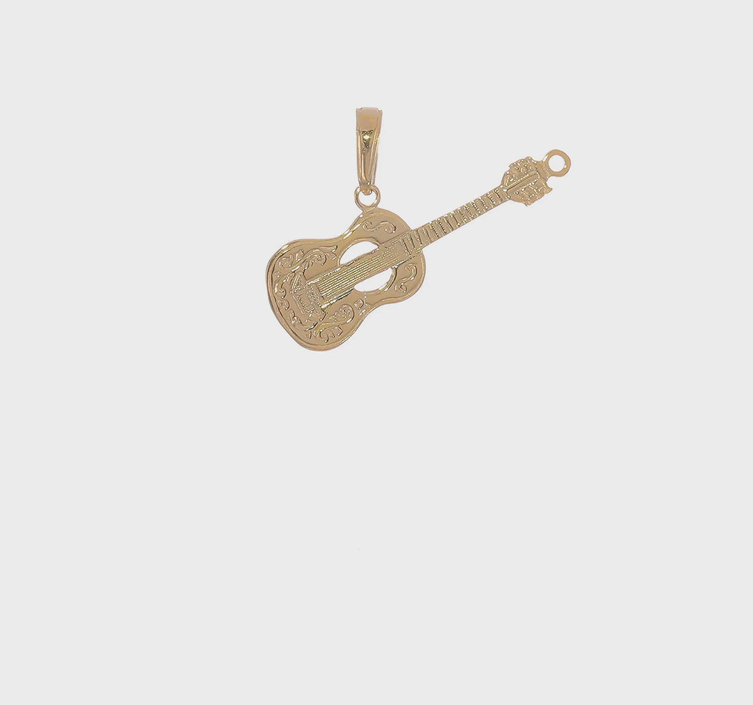 Colgante de Guitarra de 14K