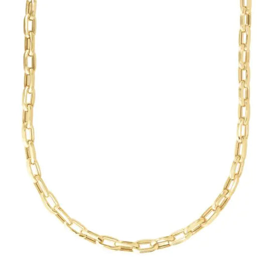 Collar con Clip para Hombre en Oro Amarillo de 14k