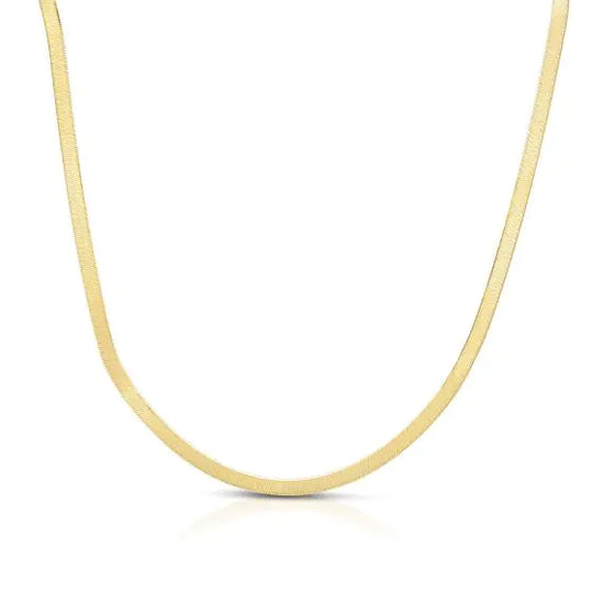 Collar de Espiga  de 2.8 mm en Oro Amarillo de 10k