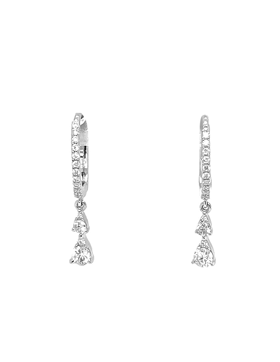 Aretes con Diamante Natural