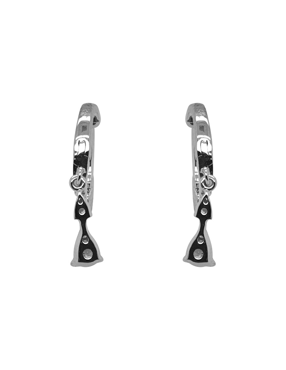 Aretes con Diamante Natural