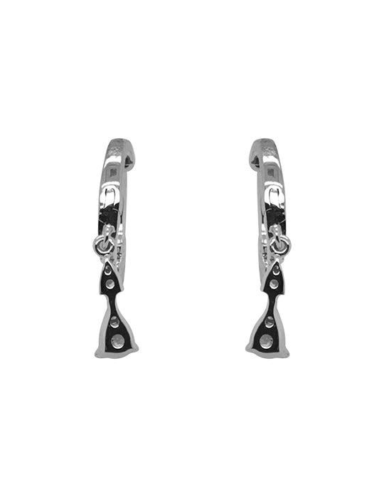 Aretes con Diamante Natural