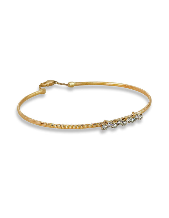 PULSERA CON DIAMANTE NATURAL