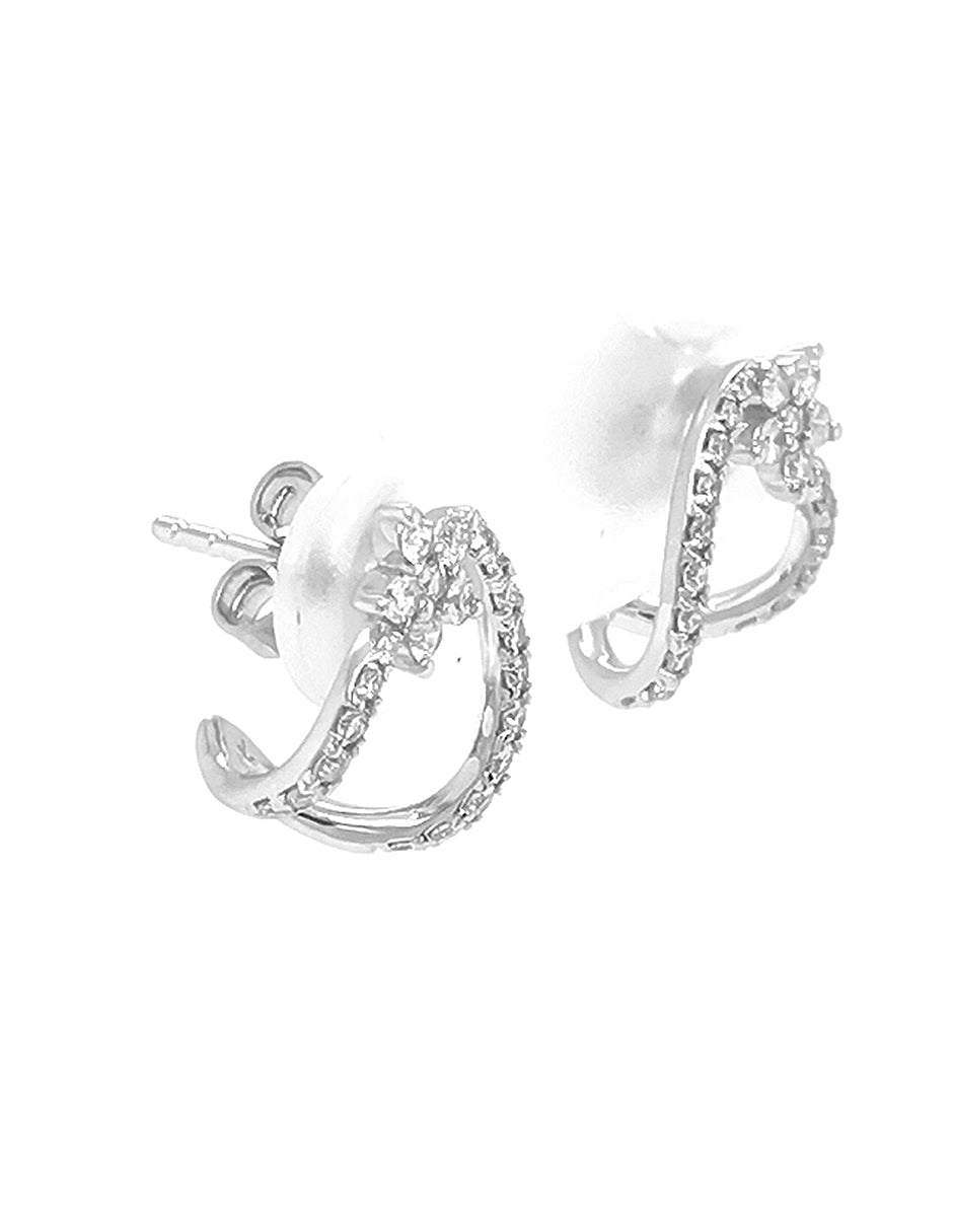 Aretes con Diamante Natural