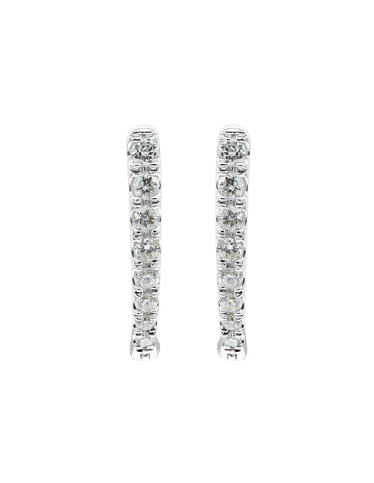 Aretes con Diamante Natural