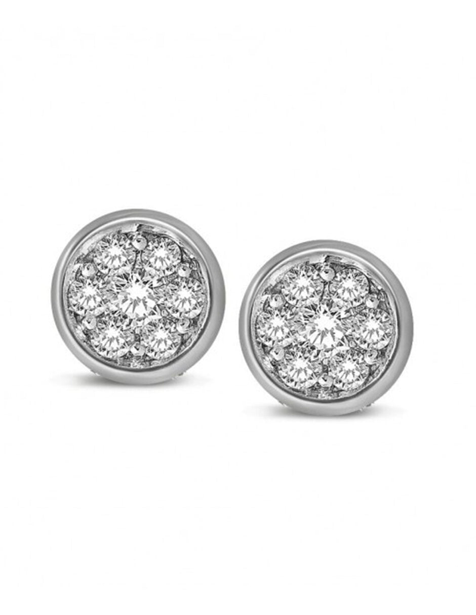 Aretes con Diamante Natural