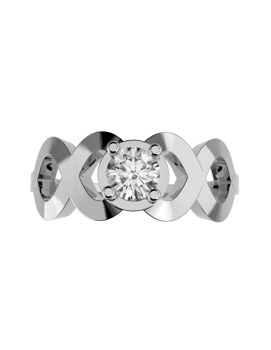 ANILLO DE COMPROMISO CON Diamante DE 0.18 G SI1