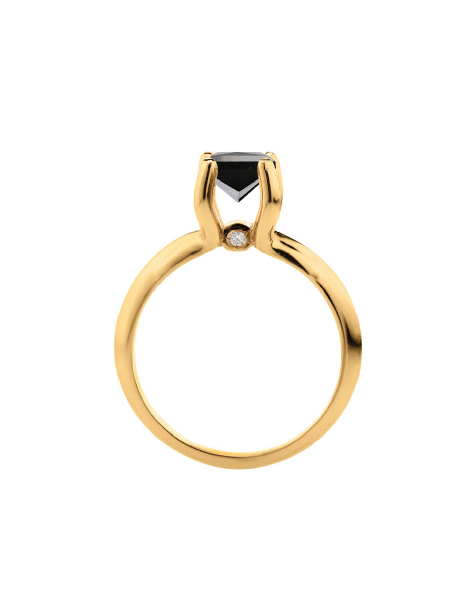 ANILLO DE COMPROMISO CON DIAMANTE DE 1.43 Black N/A